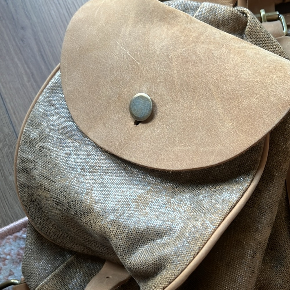 Anthropologie Jesslyn Blake shimmery tote - Picture 7 of 13